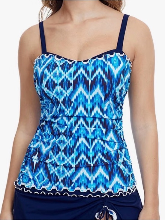 Profile By Gottex Tops - Profile by Gottex Women's Ocean Blues D-Cup Tankini, 32D